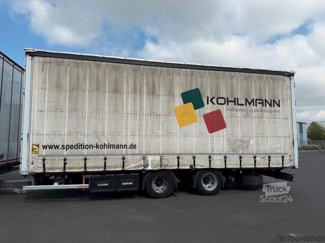 Раздвижные брезентовые навесы Wecon APZ 218 BPW Achsen Schiebeverdeck