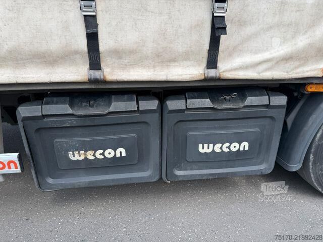 Раздвижные брезентовые навесы Wecon APZ 218 BPW Achsen Schiebeverdeck