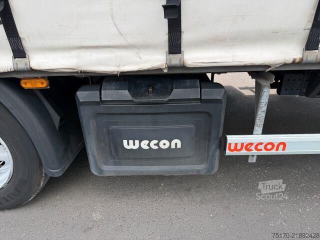 Раздвижные брезентовые навесы Wecon APZ 218 BPW Achsen Schiebeverdeck