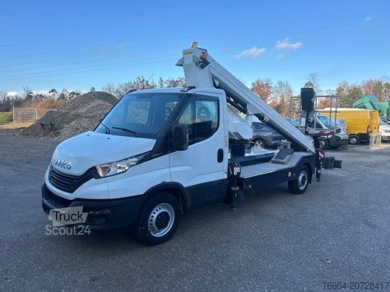 Working platform truck IVECO DAILY 35S14, HUBARBEITSBĂĽHNE PALFINGER P200TXE