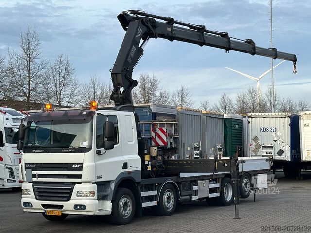 Crane truck DAF CF 85.360 8x2*6 HIAB 42T/m Crane *NL-Truck*