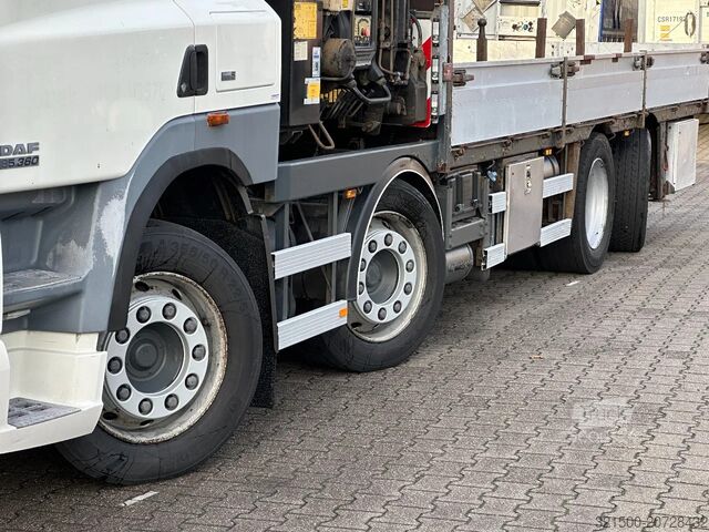Crane truck DAF CF 85.360 8x2*6 HIAB 42T/m Crane *NL-Truck*