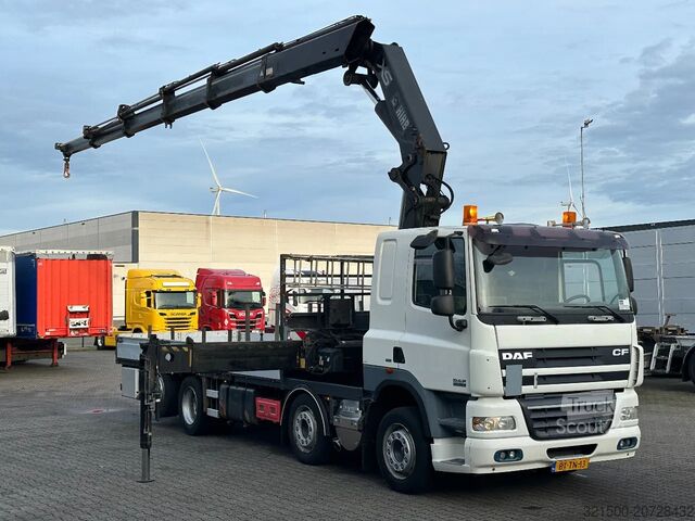 Crane truck DAF CF 85.360 8x2*6 HIAB 42T/m Crane *NL-Truck*