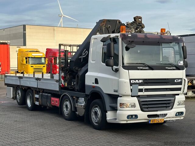 Crane truck DAF CF 85.360 8x2*6 HIAB 42T/m Crane *NL-Truck*