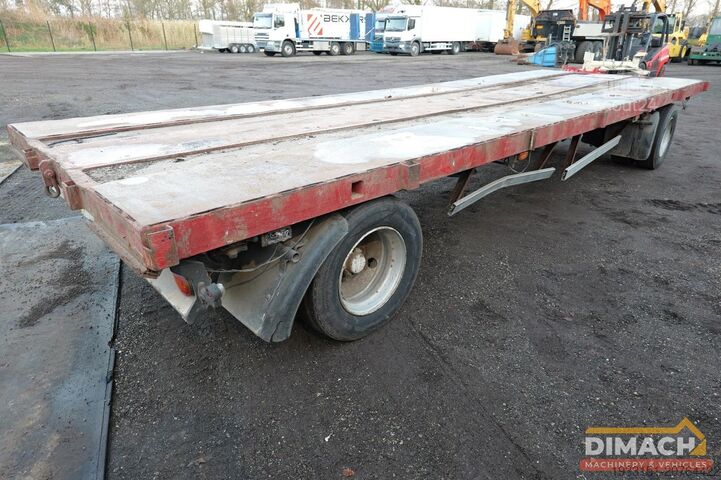 Platformas piekabe Van Hool ONBEKEND Platte kar snelverkeer - luchtremmen -...