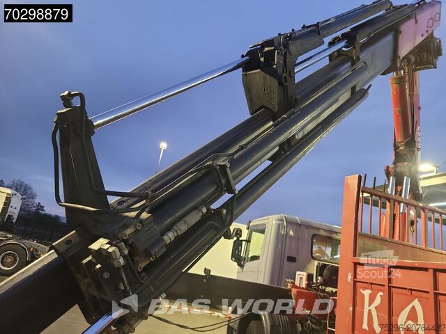 Kipper mit Kran Scania P340 6X4 HMF 4220 K6 Crane Winch Tipper Full St...