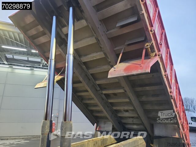 Kipper mit Kran Scania P340 6X4 HMF 4220 K6 Crane Winch Tipper Full St...