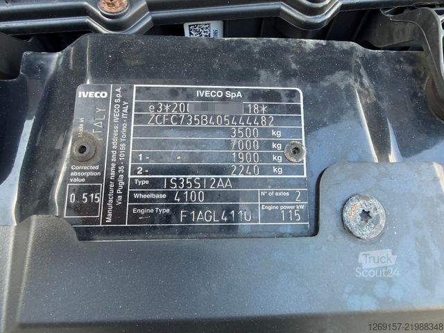 Пикап ван IVECO Daily 35S160 Pritsche 3,5t Doka L3 *AHK 3500KG*