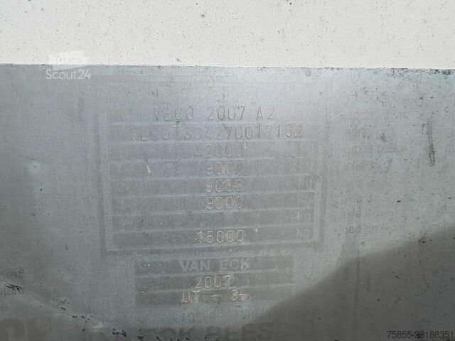  Van Eck UT-3B Iso Box / Steering-Lenkung / NL Trailer /...