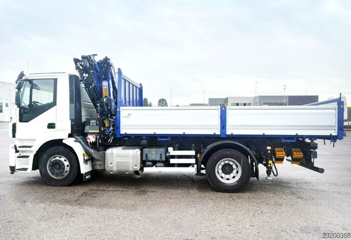 Štandardný ťahač IVECO Stralis AD 190S31 cassone + gru PM