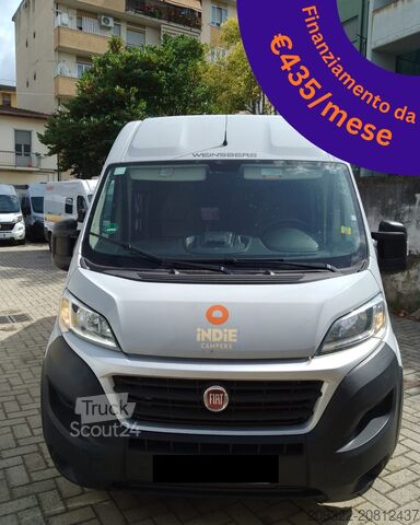 Asuntovaunu/karavaani Fiat Weinsberg Carabus 600 K | 4 Posti Letto | Completamente Attrezzato