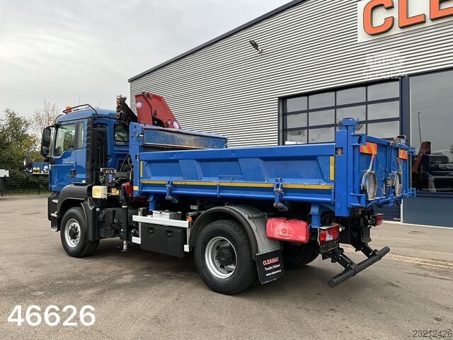 Man TGS 18.360 4x4 Euro 6 HMF 12 tonnimetrin kuormausnosturi Man TGS 18.360 4x4 Euro 6 HMF 12 Tonmeter laadkraan