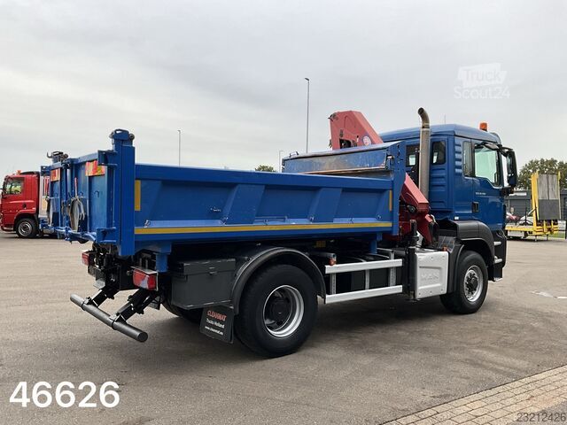 Man TGS 18.360 4x4 Euro 6 HMF 12 tonnimetrin kuormausnosturi Man TGS 18.360 4x4 Euro 6 HMF 12 Tonmeter laadkraan