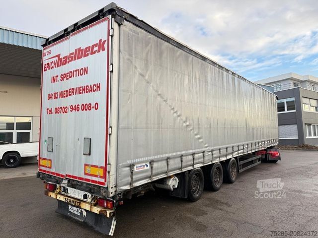 Semi-remorque bâchée SCHMITZ CARGOBULL 3 Achs MEGA Liftachse Hubdach SAF-axles TÜV9/26