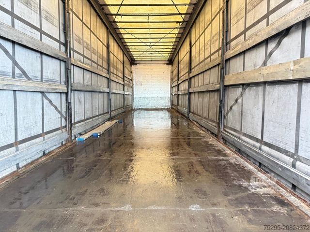 Semi-remorque bâchée SCHMITZ CARGOBULL 3 Achs MEGA Liftachse Hubdach SAF-axles TÜV9/26