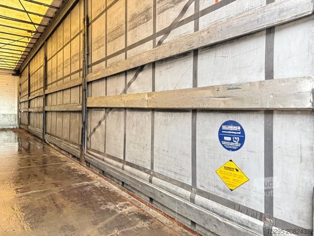 Semi-remorque bâchée SCHMITZ CARGOBULL 3 Achs MEGA Liftachse Hubdach SAF-axles TÜV9/26