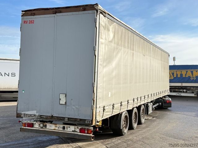 Otevřený návěs s plachtou KÖGEL 3 Achs MEGA Hubdach Liftachse SAF TÜV 01/2026