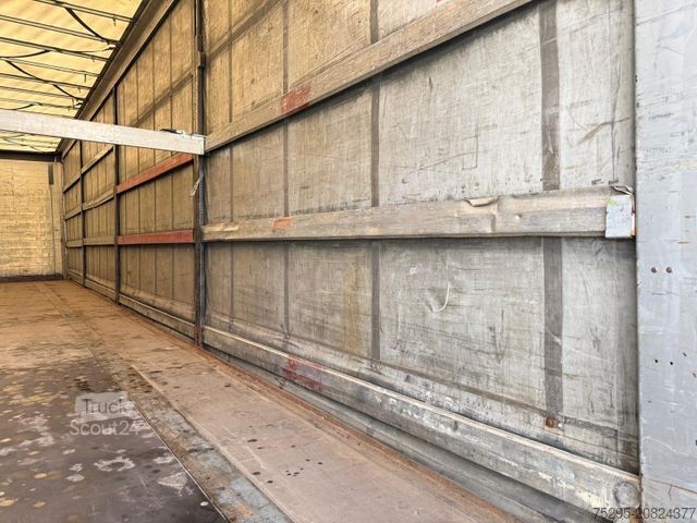 Otevřený návěs s plachtou KÖGEL 3 Achs MEGA Hubdach Liftachse SAF TÜV 01/2026