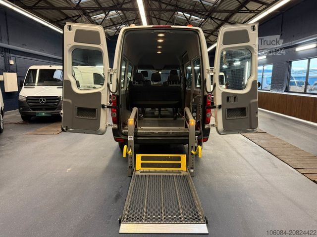 Mikroautobusas VOLKSWAGEN Crafter L2H2 Klima 8 Sitze + Rollstuhl AMF Bruns