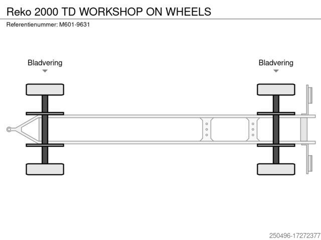 Транспортьор на машини Reko 2000 TD WORKSHOP ON WHEELS
