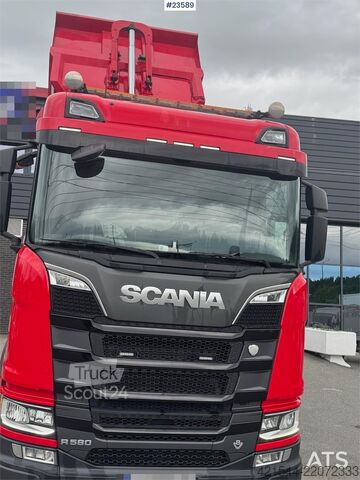 Skraldevogn Scania R580 8x4 Tipper Truck – Only 250,000 km! WATCH VID