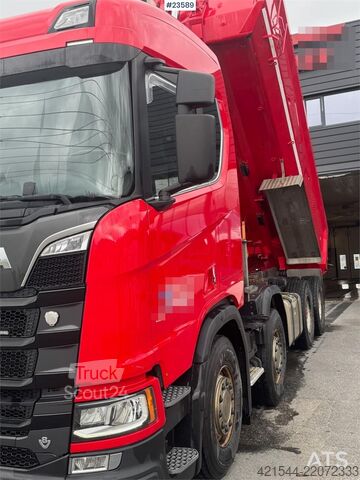 Skraldevogn Scania R580 8x4 Tipper Truck – Only 250,000 km! WATCH VID