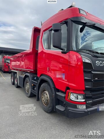 Skraldevogn Scania R580 8x4 Tipper Truck – Only 250,000 km! WATCH VID