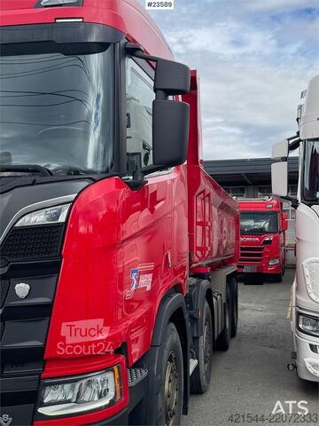Skraldevogn Scania R580 8x4 Tipper Truck – Only 250,000 km! WATCH VID