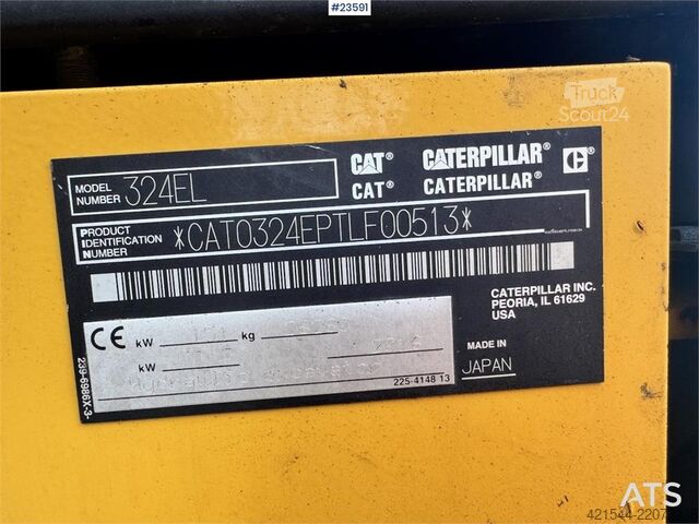 Pásový bagr CAT 324 EL