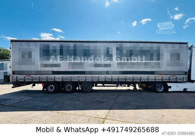 Odprta polprikolica s ponjavo KÖGEL S24-1 MEGA *Edscha/Tautliner/Lift/Wabco