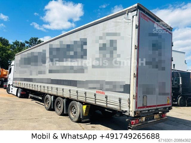 Odprta polprikolica s ponjavo KÖGEL S24-1 MEGA *Edscha/Tautliner/Lift/Wabco