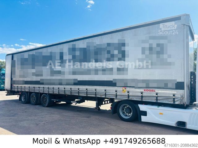 Odprta polprikolica s ponjavo KÖGEL S24-1 MEGA *Edscha/Tautliner/Lift/Wabco