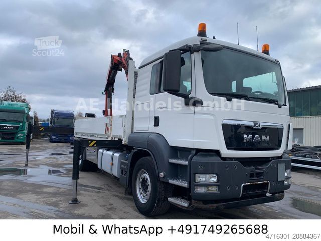 Vrachtauto met open laadbak MAN TGS  18.480 M BB 4x2 | Palfinger PK 22002 EH