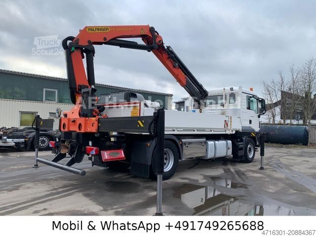 Vrachtauto met open laadbak MAN TGS  18.480 M BB 4x2 | Palfinger PK 22002 EH