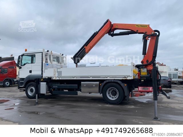 Vrachtauto met open laadbak MAN TGS  18.480 M BB 4x2 | Palfinger PK 22002 EH