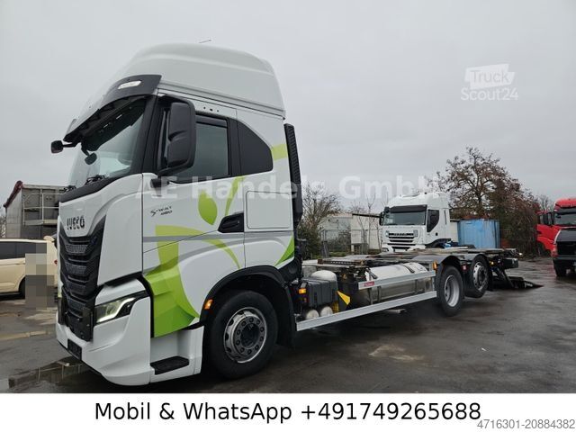 Wechselfahrgestell LKW IVECO SWay 460 AS BDF LNG *Retader/Lenk+Lift/LBW/Multi