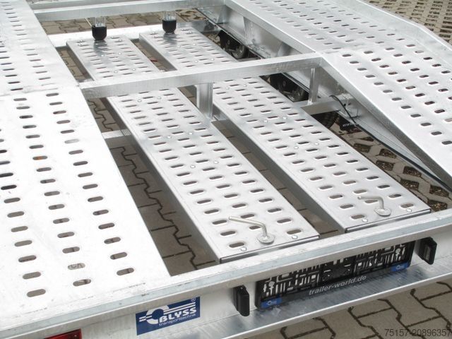 Remorque porte-voitures BLYSS Adam Fahrzeugtransporter 450x210cm 2700kgGG