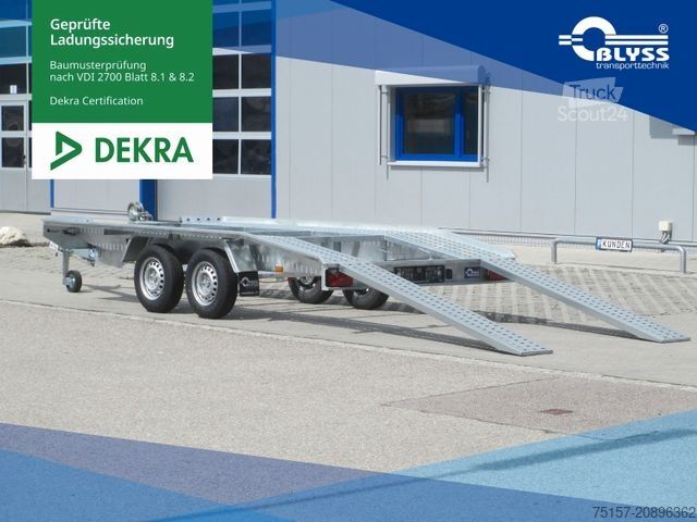 Remorcă transport auto BLYSS Jupiter VDI geprüft! 450x210cm 2700kgGG