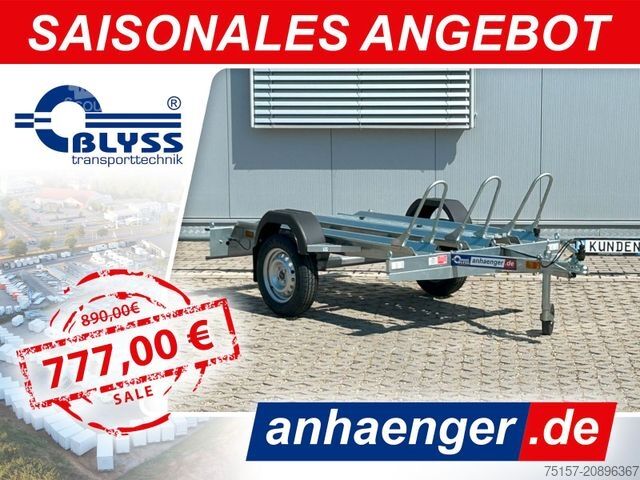 Remorcă pentru motociclete BLYSS SONDERANGEBOT! Moto Pea 200x110cm 750kgGG