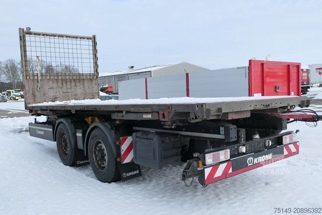 Remorque à châssis interchangeable KRONE ZZ, Tandem, BDF, 2.990kg EG, BPW, Luftfederung