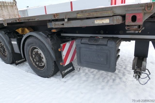 Remorque à châssis interchangeable KRONE ZZ, Tandem, BDF, 2.990kg EG, BPW, Luftfederung