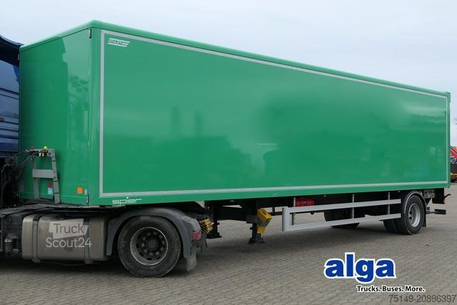 Kofferauflieger SPIER SGL 110, 1-Achser, LBW 3,0to., Luftfederung