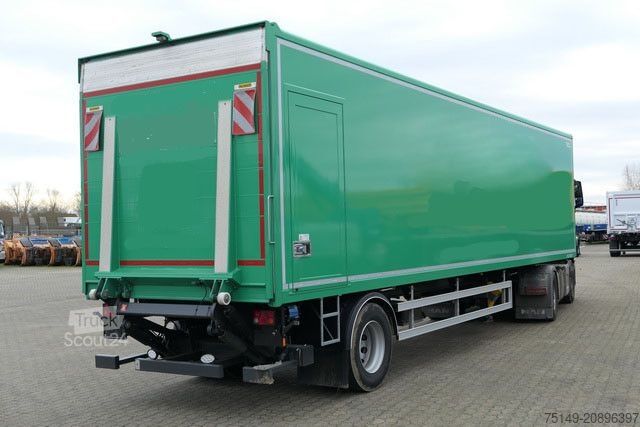 Semi-remorque fourgon SPIER SGL 110, 1-Achser, LBW 3,0to., Luftfederung