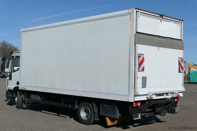 Transporter mit Koffer IVECO 80E18 4x2, TÜV NEU, AHK, LBW, Klima, 3. Sitz