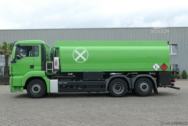 Βυτιοφόρο φορτηγό MAN 26.400 TGS 6x2, Esterer, Unten- u. Obenbefüllung