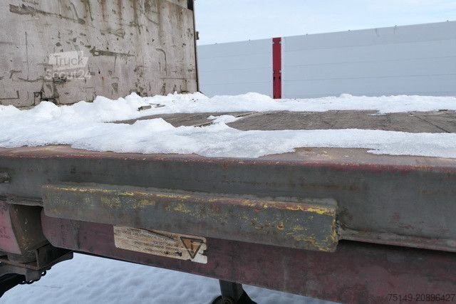 Remorcă cu șasiu interschimbabil KRONE WP 7.3 LF4, BDF, Wechselbrücke, Zurrösen