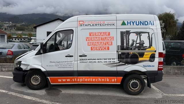 Vans ar augstu jumtu MERCEDES-BENZ Sprinter 316 Cdi Kasten Kurz Hoch bj 2017