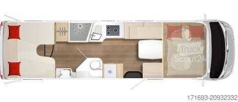 Integrált lakóautó Bürstner Elegance I 910 G UVP 231.386 Euro! VOLL