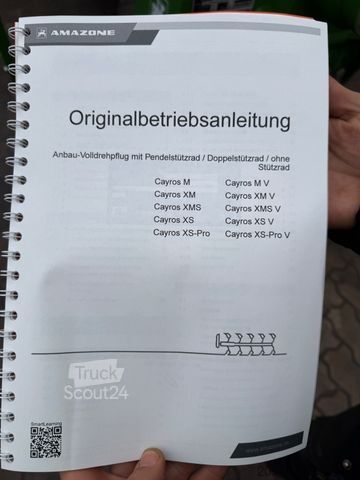 Pluh AMAZONE Cayros XS 1050 SB V  5-Schar / 2023 BJ / Ex Demo