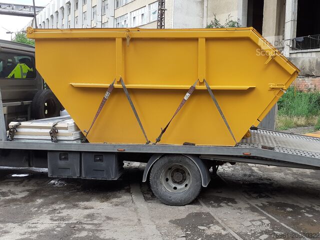 скіп контейнер  Absetzcontainer mit Deckel
